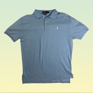 Mens Polo Ralph Lauren Short Sleeve Shirt Collar M